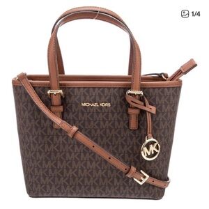 Michael Kors Brown Jet Set XS tote